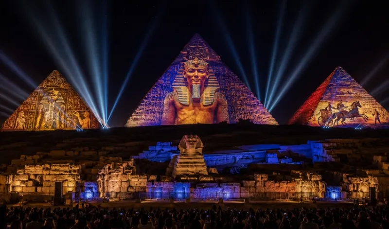 Sound and Light Show at the Pyramids of Giza
