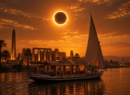 Eclipse on the Nile, Egypt eclipse 2027