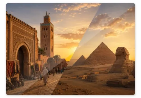 Golden Horizons: Morocco to Egypt, Egypt Morocco Tours